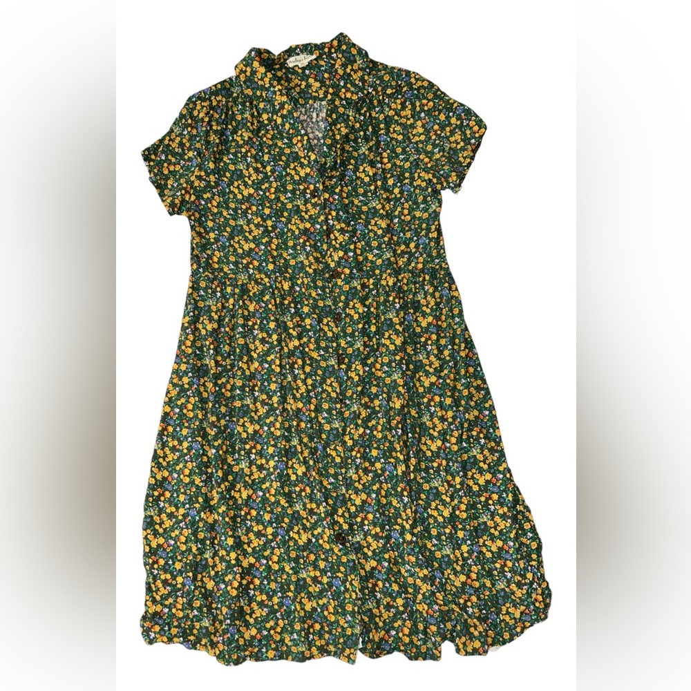 Button up dress